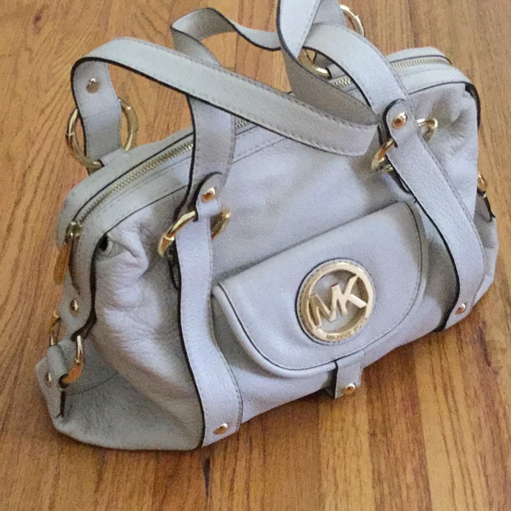 👜👜👜Michael Kors MK Leather Purse Handbag